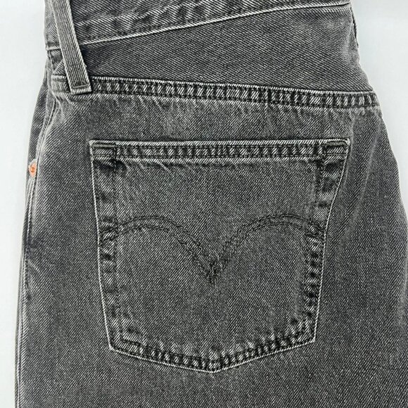 Levi's 501 Original Cropped High Rise Straight Leg Jeans 31x26 - Picture 7 of 7